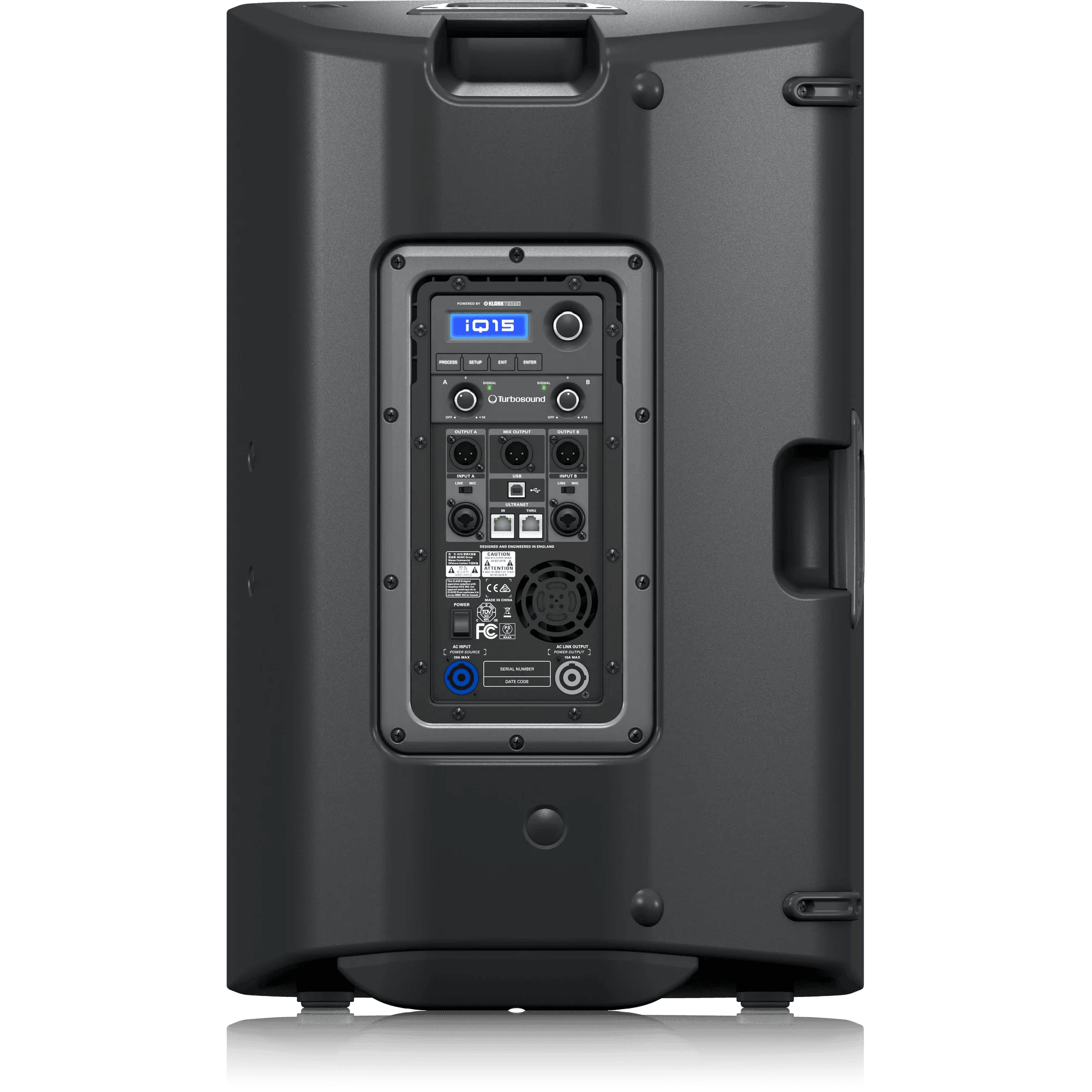 Turbosound IQ15 2500-Watt 2 Way 15" Powered Loudspeaker - MusicMajlis