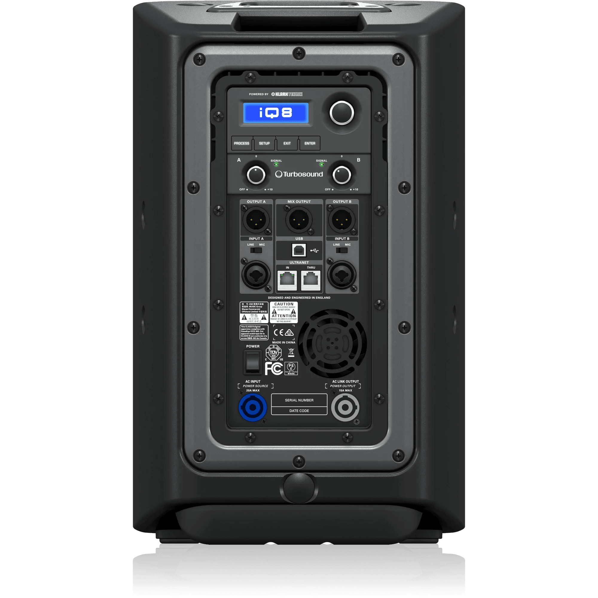 Turbosound iQ8 2500W 8" Powered Speaker - MusicMajlis