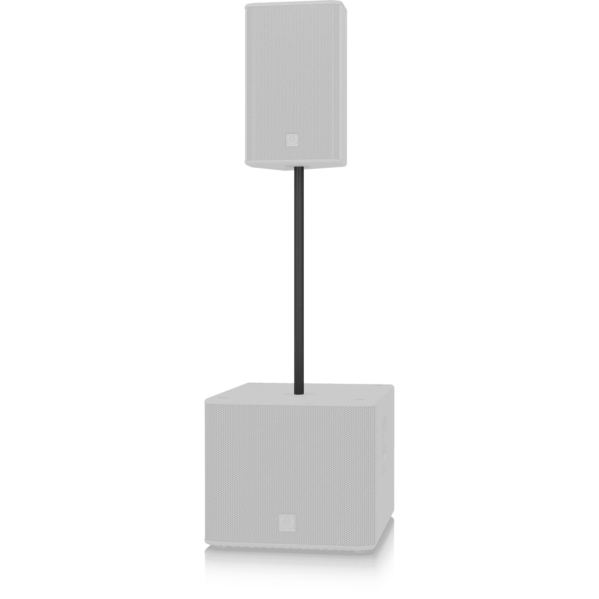 Turbosound TPOLE90-20 90 cm Lightweight Steel Pole with M20 Screw Attachment - MusicMajlis