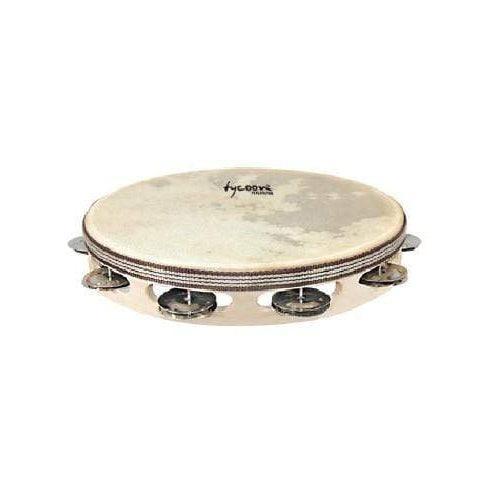 Tycoon Percussion TBWHDBM Wooden Tambourine w/ Steel Jingles - MusicMajlis