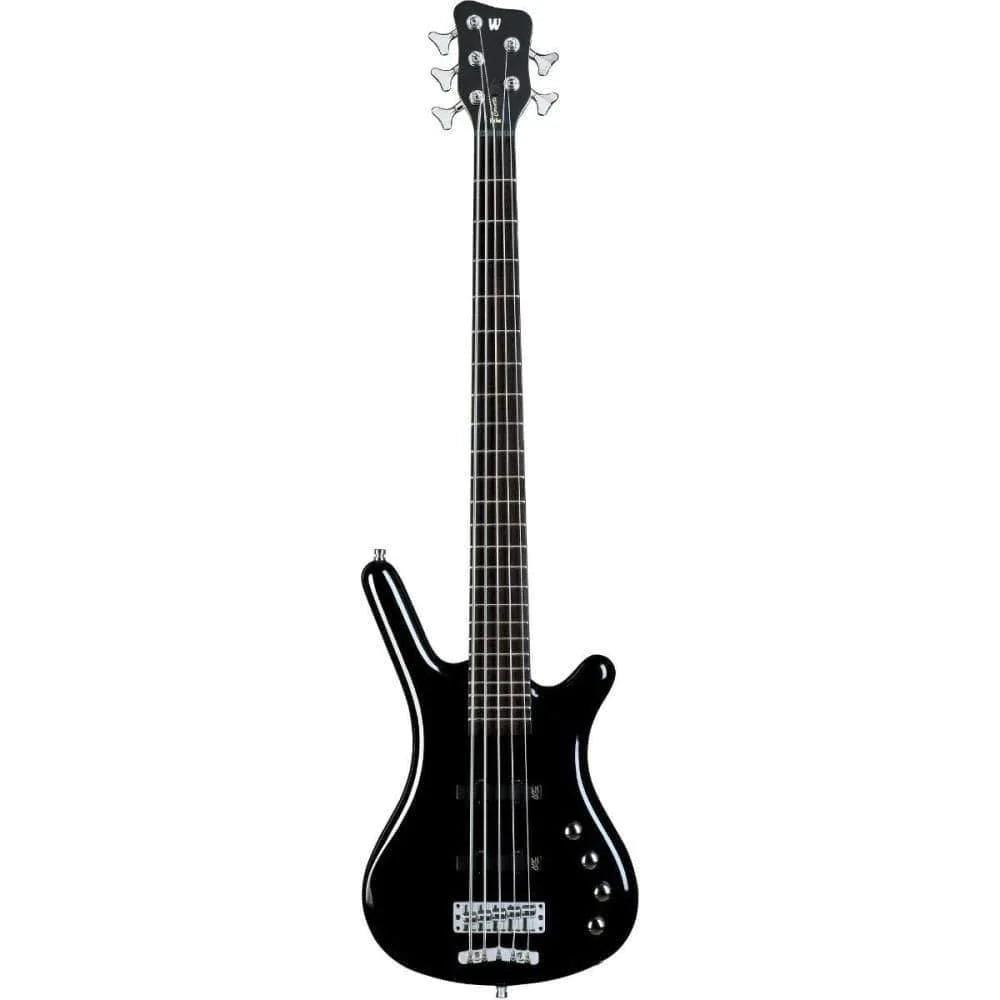 Warwick Corvette 5 5-string Electric Bass - Black High Polish (Discontinued) - MusicMajlis