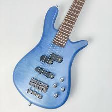 Warwick Masterbuilt Streamer Stage I, 4-String - Bleached Ocean Blue Transparent Satin (Display Piece) - MusicMajlis