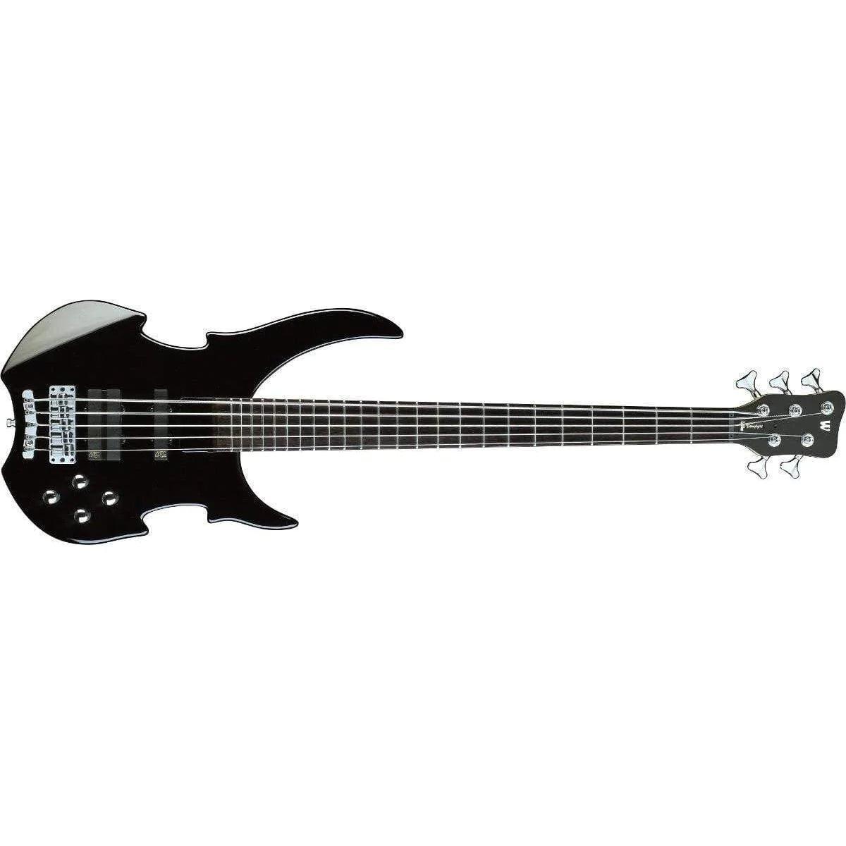 Warwick Rockbass Vampyre 5-string Bass - Black - MusicMajlis