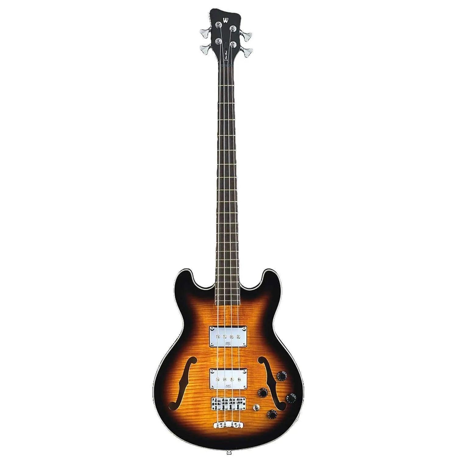 Warwick Teambuilt Pro Series Star Bass, 4-String - Vintage Sunburst Transparent High Polish (Display Piece) - MusicMajlis