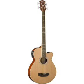Washburn AB5S Semi-Acoustic Bass - Natural - MusicMajlis