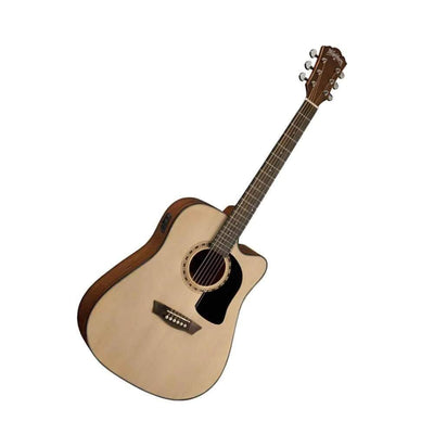 Washburn AD5CEPACK Semi Acoustic Guitar 41' Dreadnought with Bag, Picks, Strap - MusicMajlis