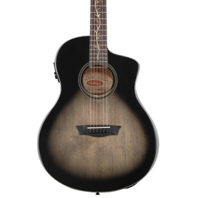 Washburn BTS9VCECH Bella Tona Vite SV9 Semi-Acoustic Guitar - Gloss Charcoal Burst - MusicMajlis