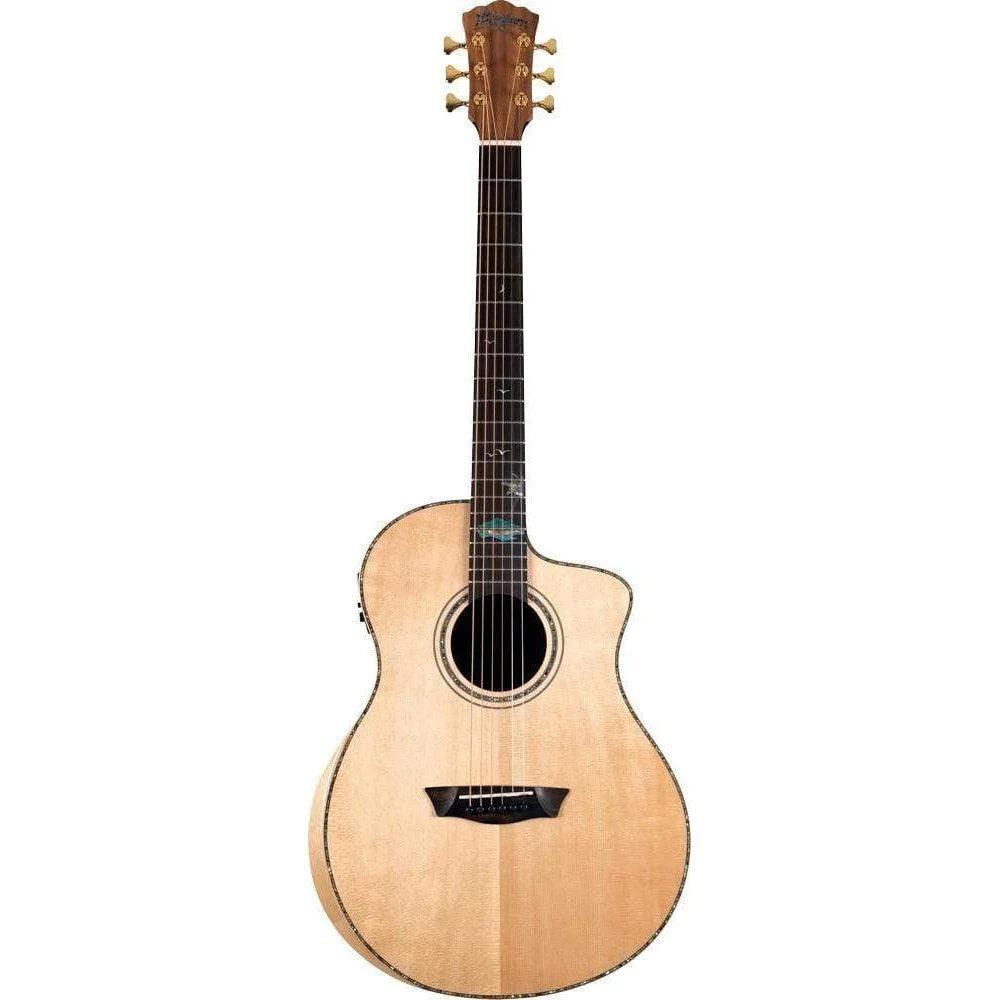 Washburn BTSC56S Bella Tono Allure Semi-Acoustic Guitar - Gloss Natural - MusicMajlis