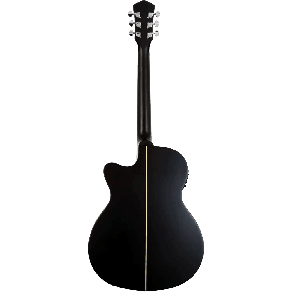 Washburn Deep Forest Ebony Ace Acoustic Electric Guitar - MusicMajlis