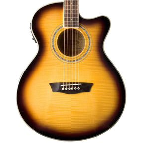 Washburn EA15ATB Festival Series Acoustic Electric Guitar - Tobacco Sunburst - MusicMajlis
