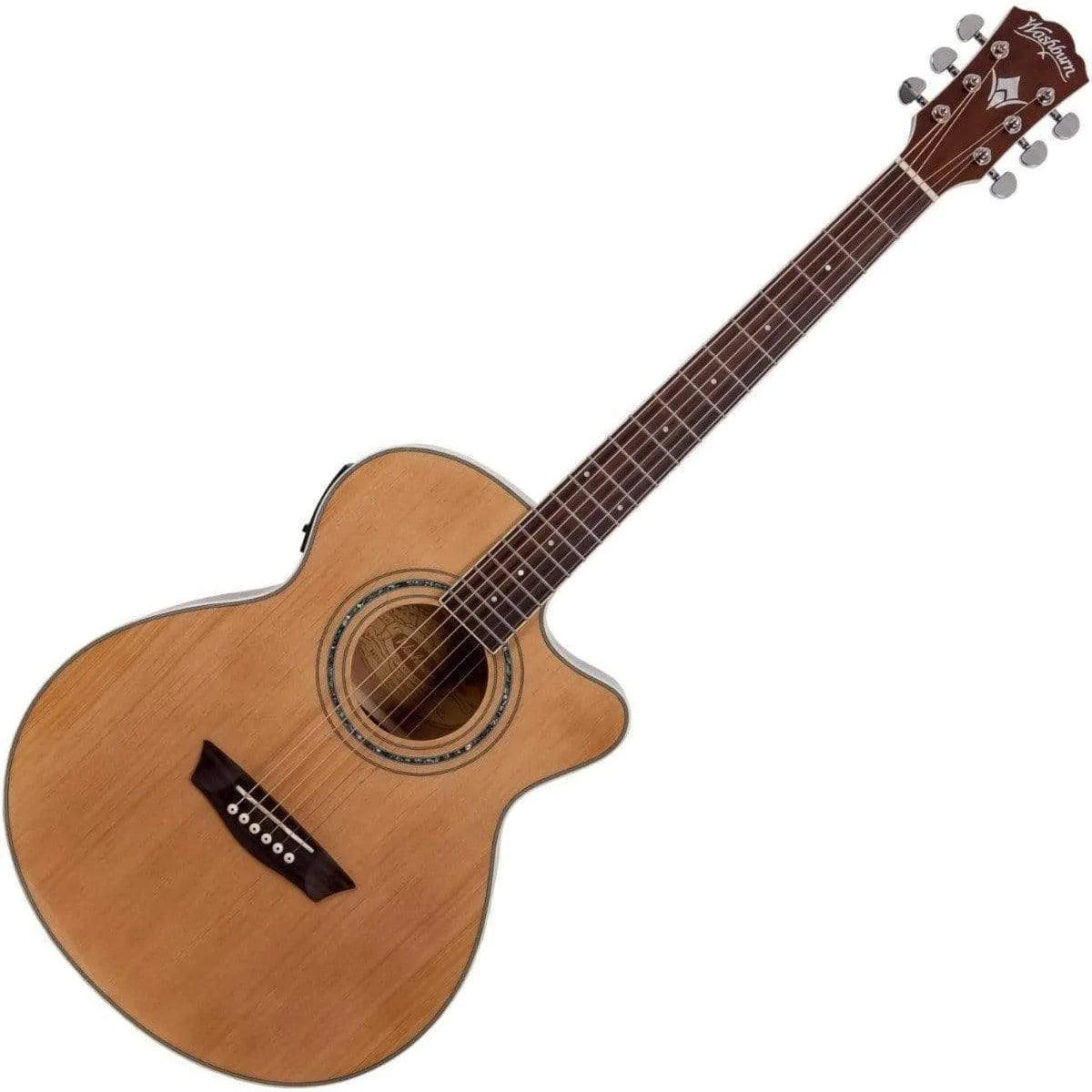 Washburn Festival Series EAT12 Acoustic Guitar - Natural - MusicMajlis