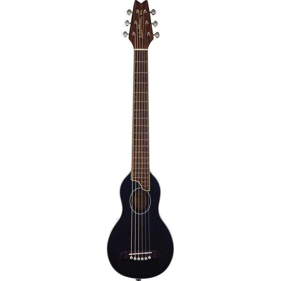 Washburn RO10SBK Rover Acoustic Guitar w/ Gigbag - Black - MusicMajlis