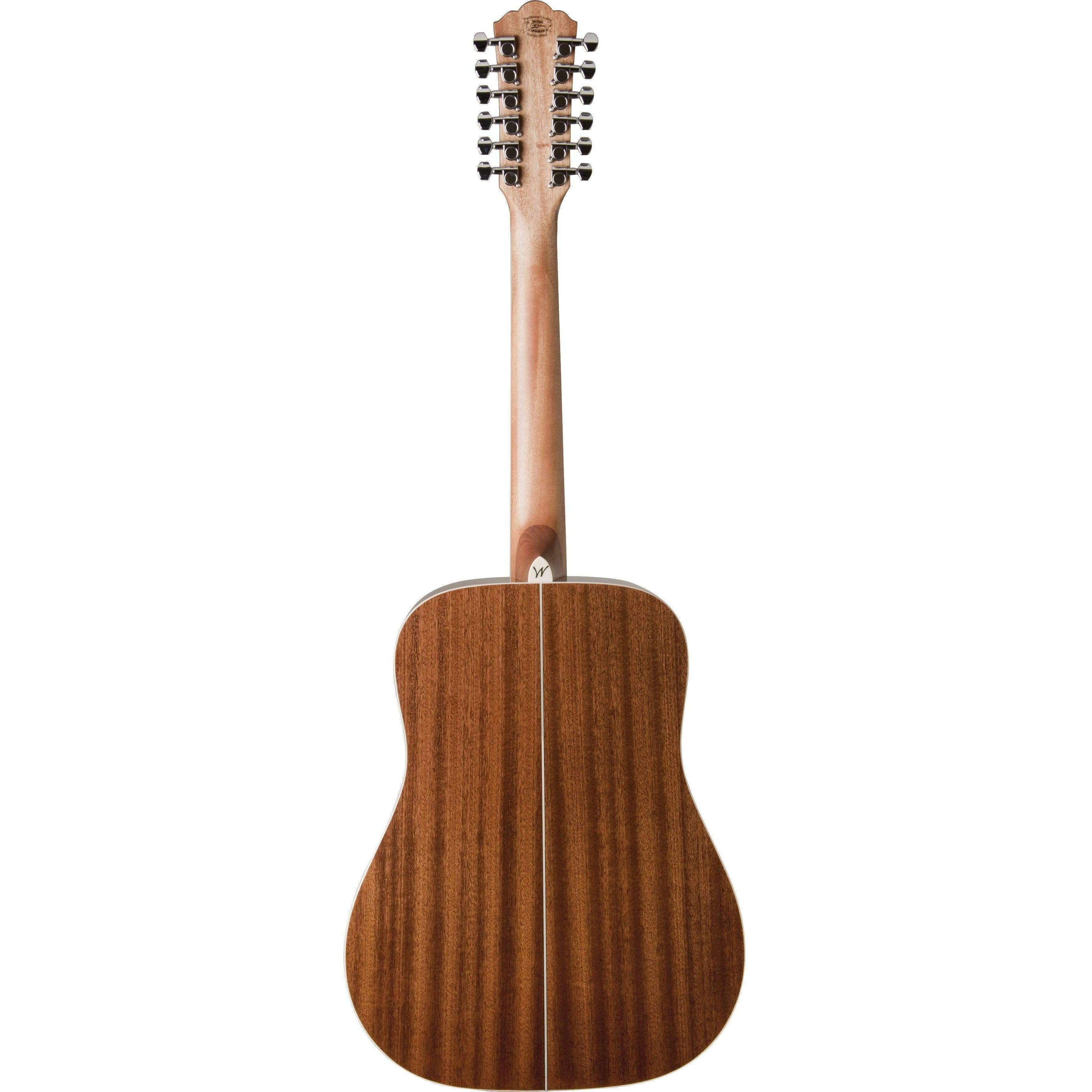 Washburn WD10S12 Heritage Series 12-string Acoustic Guitar - Natural (Discontinued) - MusicMajlis