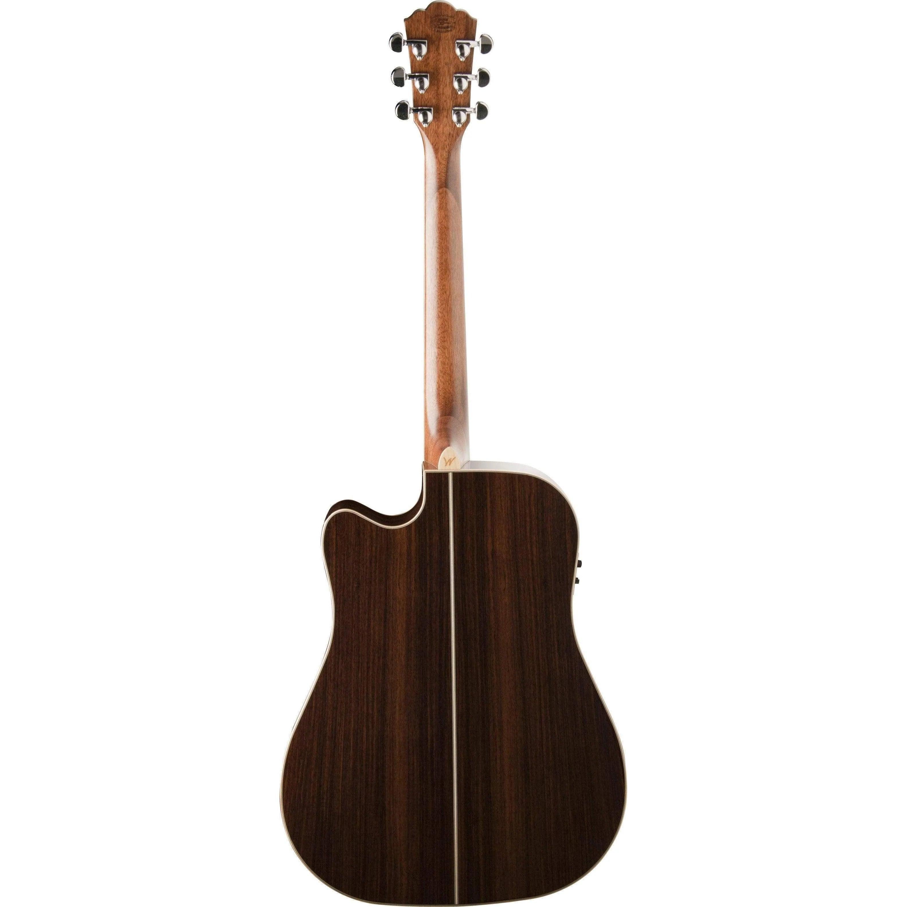 Washburn WD25SCE Dreadnought Semi-Acoustic Guitar - Natural (Discontinued) - MusicMajlis