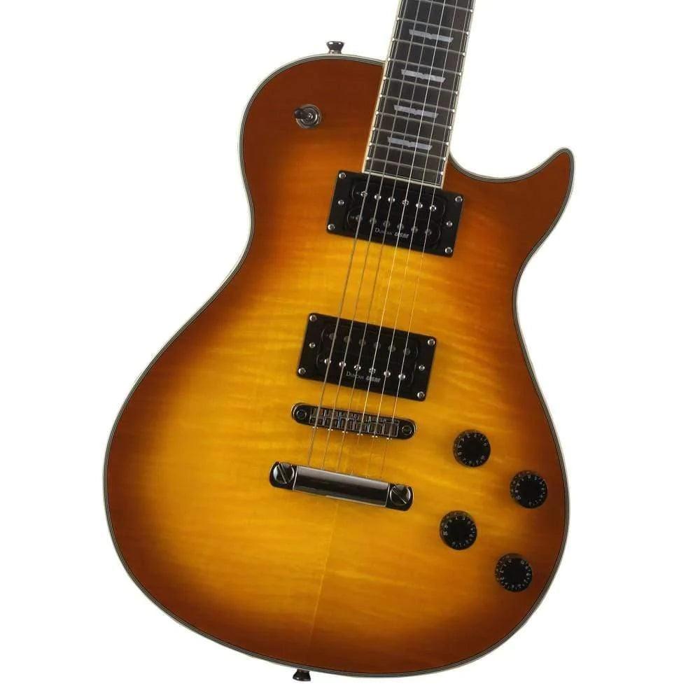 Washburn WINDLXFTSB Electric Guitar - Flame Tobacco Sunburst - MusicMajlis
