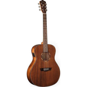 Washburn WLO12SEOU Woodline 6-String Semi-Acoustic Guitar - Natural - MusicMajlis