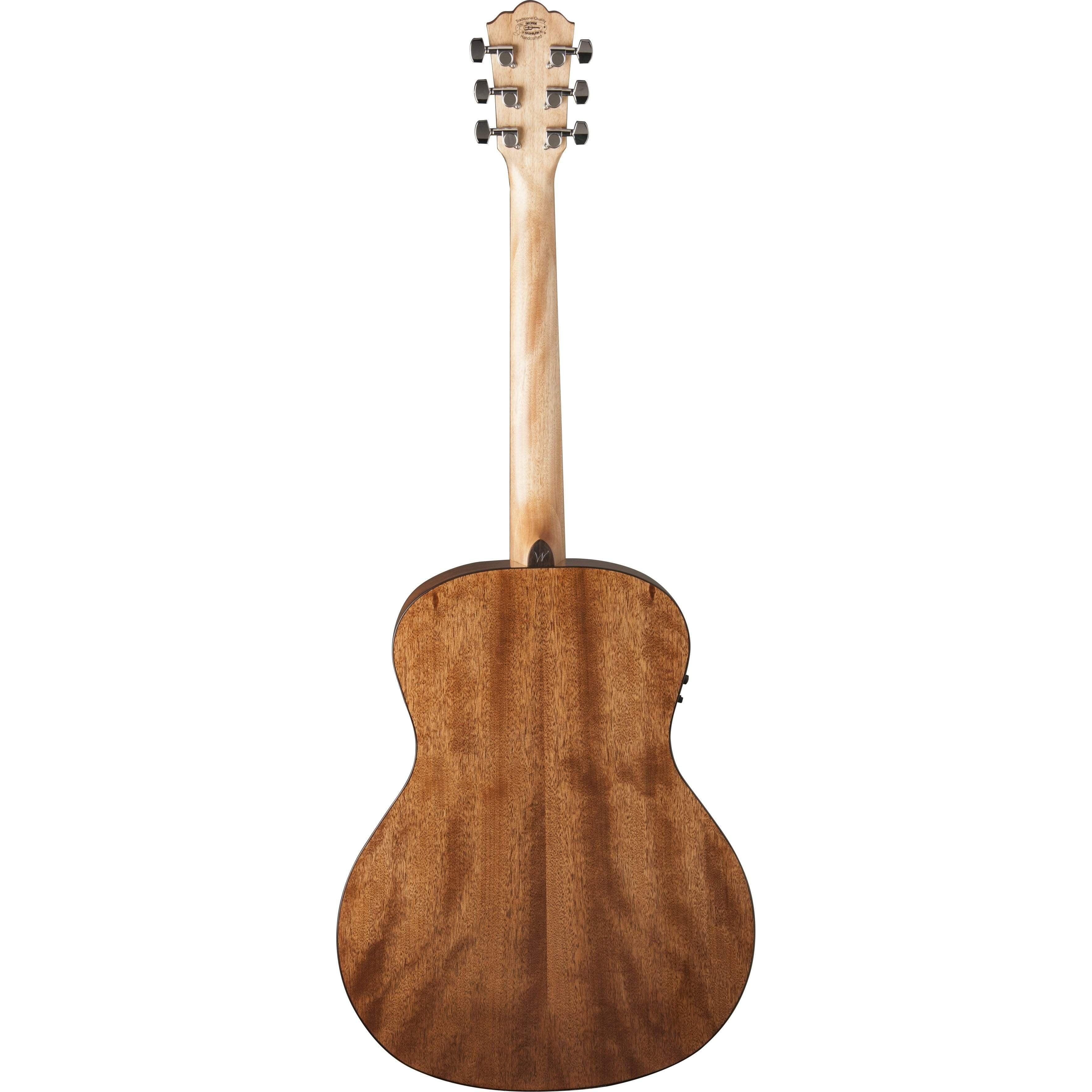 Washburn WLO12SEOU Woodline 6-String Semi-Acoustic Guitar - Natural - MusicMajlis