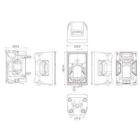 Wharfedale Pro TOURUS-AX8MBT Active PA Speakers - MusicMajlis