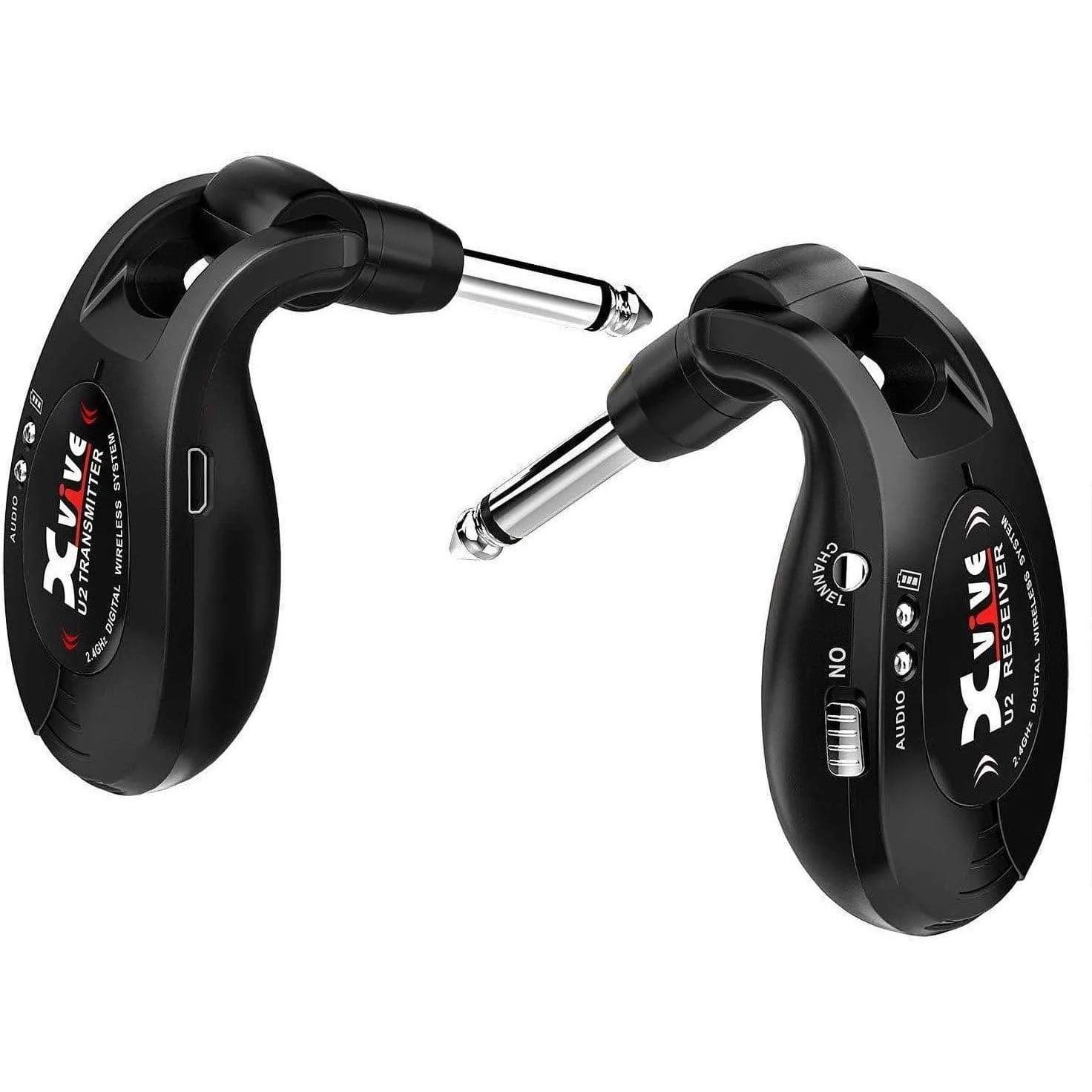 Xvive U2 Guitar Wireless System - (Black/Red/Grey/Carbon/Silver/Wooden/Blue) - MusicMajlis