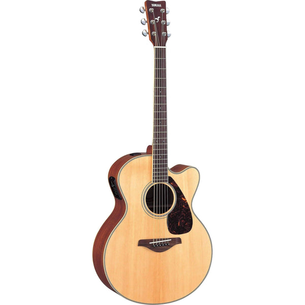 Buy Yamaha FJX720SC Semi Acoustic Guitar Natural Black in UAE