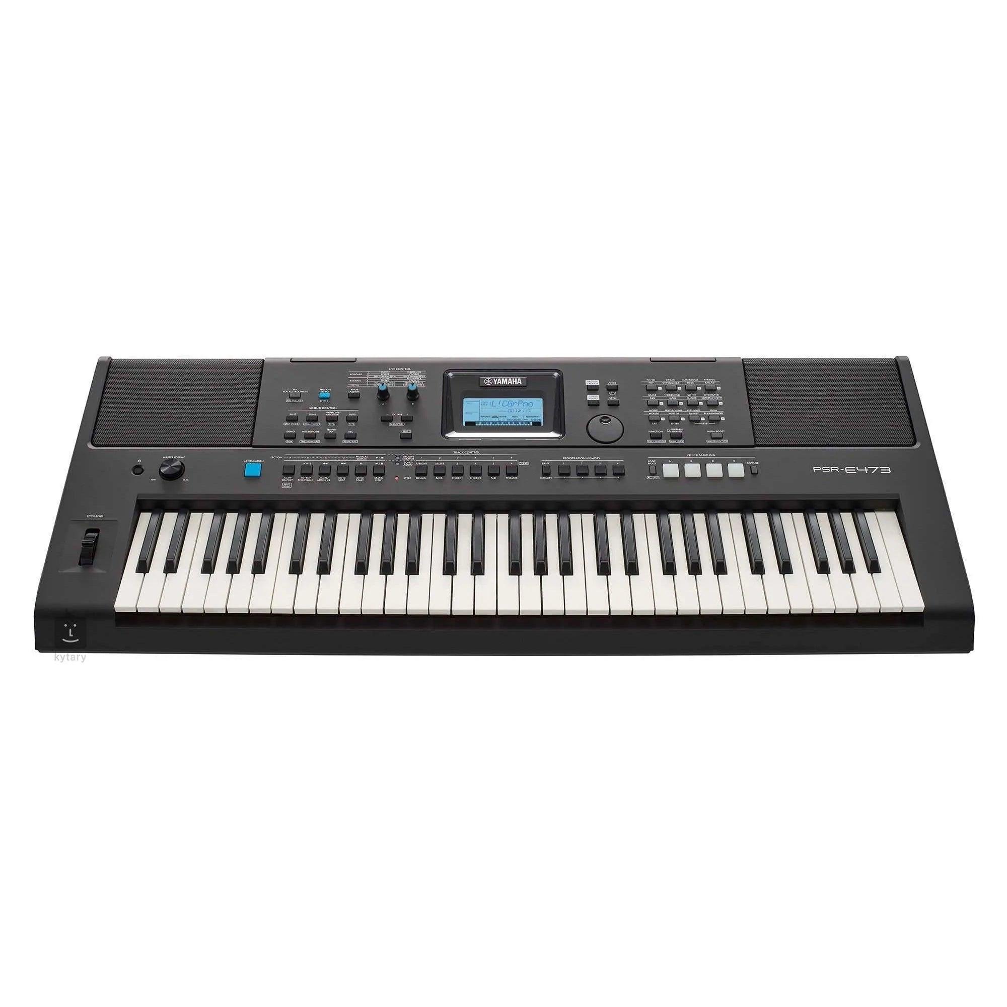 Yamaha PSR-E473 61-key Portable Keyboard - MusicMajlis